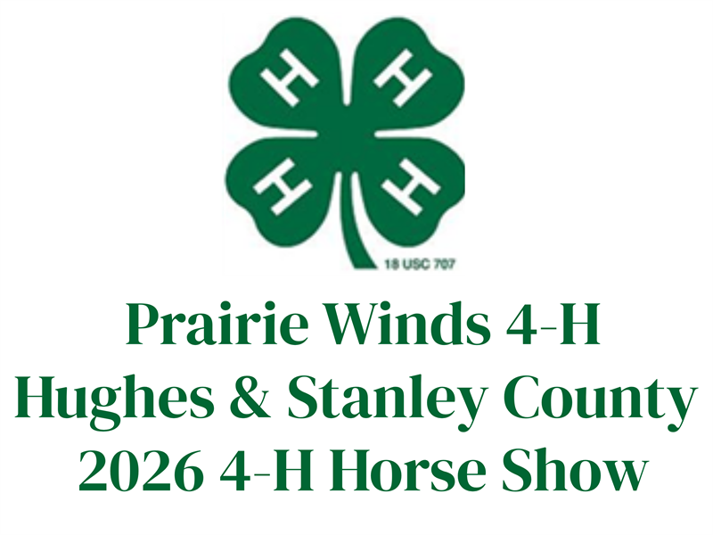 Logo for 2026 Prairie Winds 4-H Horse Show